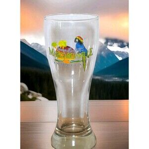 Jimmy Buffet's Margaritaville Jamaica 8-in Beer Drinking Glass Parrot 18 oz